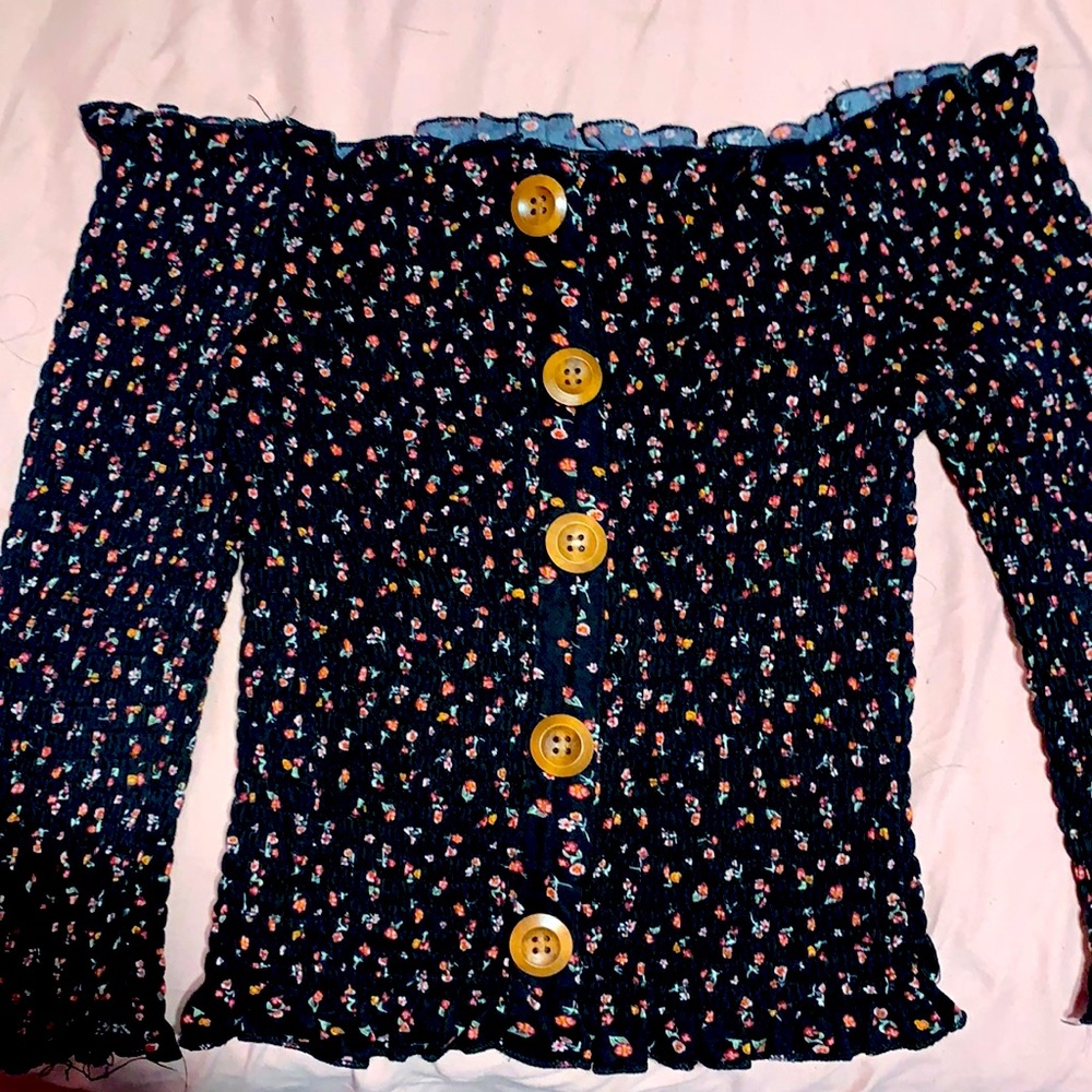 Off the shoulder shirt